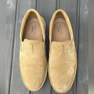 Suede slip on